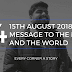 #IndependenceDay : A Message to the Nation and the World by Puneet Bawa